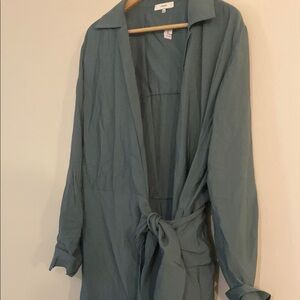 Vince Green Open Front Jacket